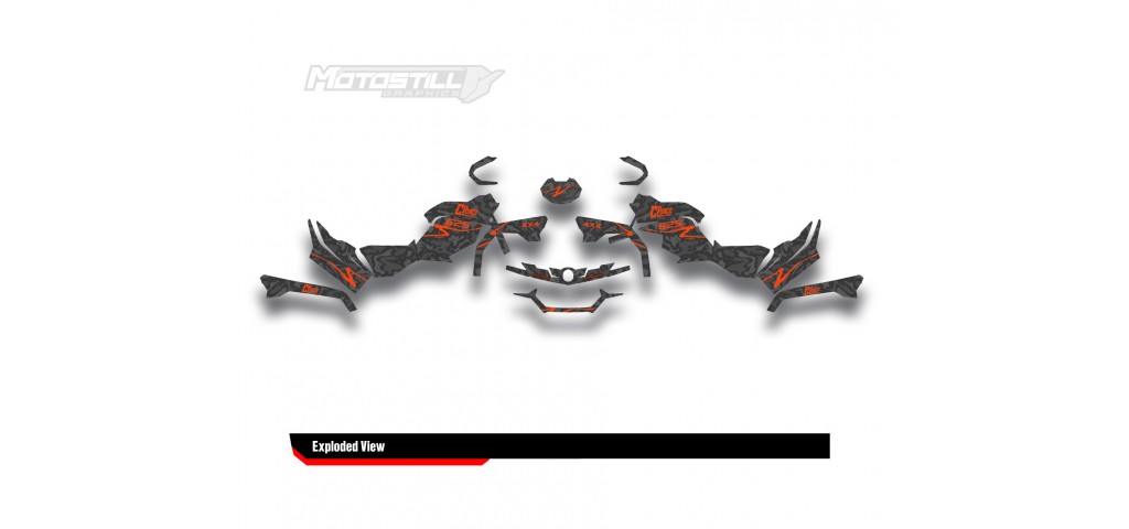 CF MOTO - CFORCE 625 GRAPHIC SET - DECAL KIT