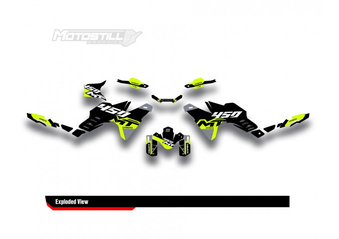 CF MOTO MT 450 2024-2025 GRAPHIC STICKER KIT