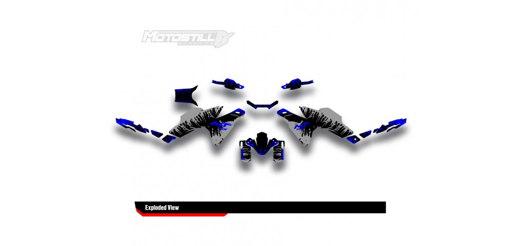 CF MOTO MT 450 2024-2025 GRAPHIC SET - DECAL KIT