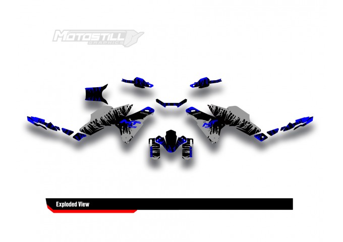 CF MOTO MT 450 2024-2025 GRAPHIC STICKER KIT