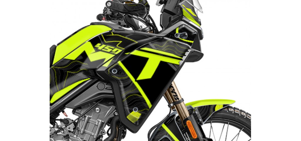 CF MOTO MT 450-IBEX 450 2024-2025 GRAPHIC SET - DECAL KIT