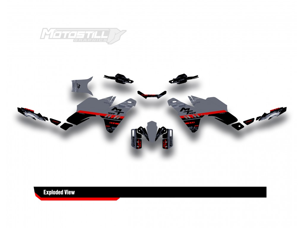 CF MOTO MT 450 2024-2025 GRAPHIC SET - DECAL KIT