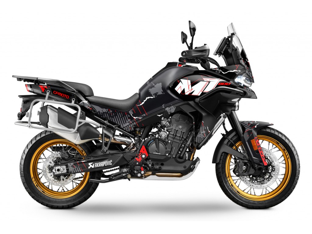 CF MOTO MT 800 2022-2024 GRAPHIC SET - DECAL KIT