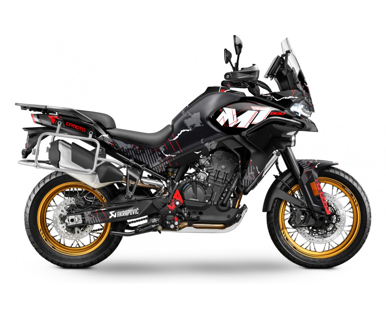 CF MOTO MT 800 2022-2024 GRAPHIC SET - DECAL KIT
