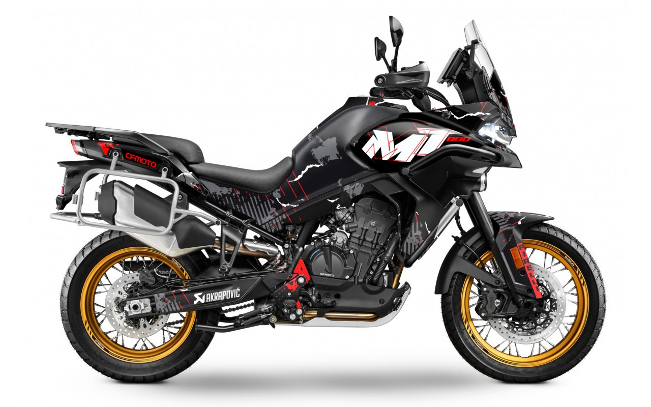 CF MOTO MT 800 2022-2024 GRAPHIC SET - DECAL KIT