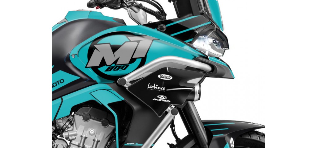 CF MOTO MT 800 2022-2024 GRAPHIC SET - DECAL KIT