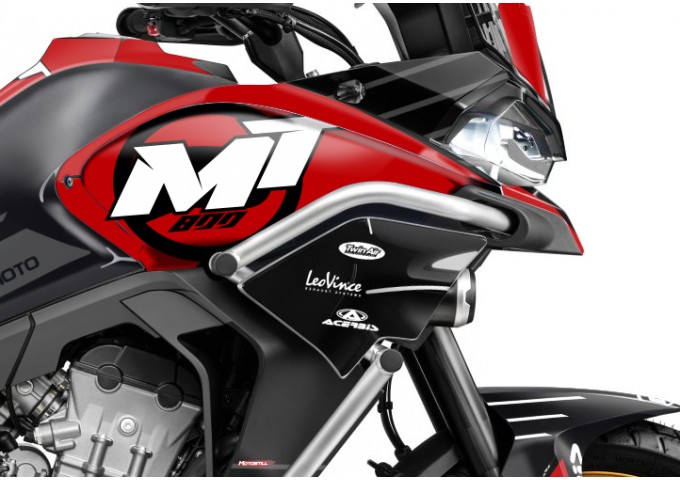 CF MOTO MT 800 2022-2024 GRAPHIC SET - DECAL KIT