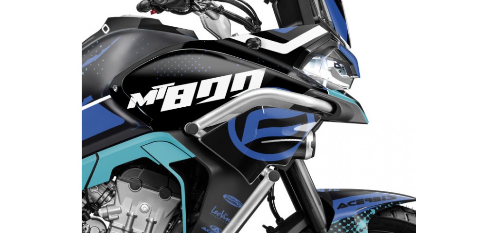 CF MOTO MT 800 2022-2024 GRAPHIC SET - DECAL KIT