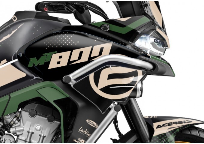 CF MOTO MT 800 2022-2024 GRAPHIC SET - DECAL KIT