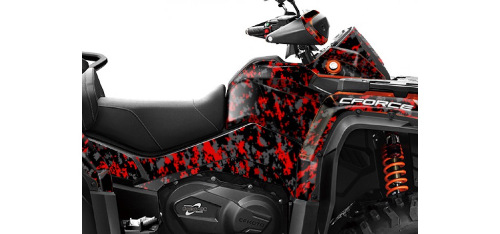 CF MOTO - CFORCE 800-850-1000 GRAPHIC SET - DECAL KIT