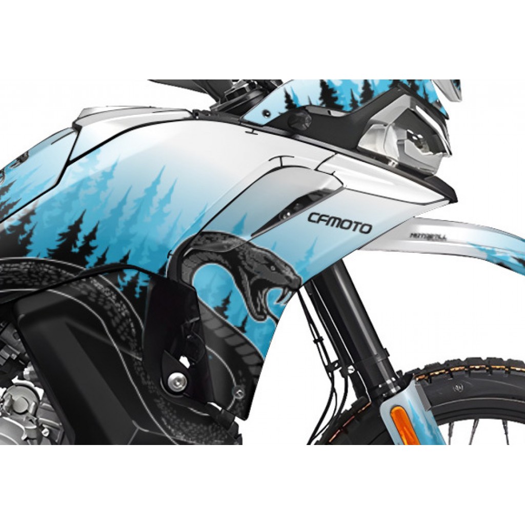 CF MOTO MT 800 X 2025 GRAPHIC SET - DECAL KIT