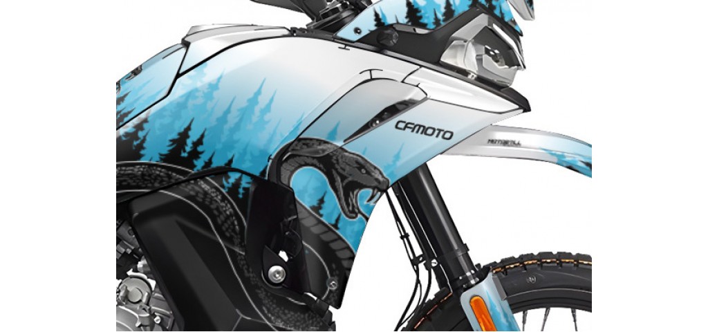CF MOTO MT 800 X 2025 GRAPHIC SET - DECAL KIT