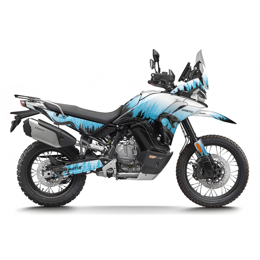 CF MOTO MT 800 X 2025 GRAPHIC SET - DECAL KIT
