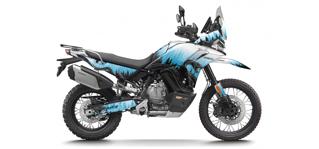 CF MOTO MT 800 X 2025 GRAPHIC SET - DECAL KIT