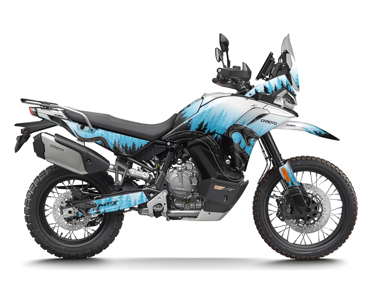 CF MOTO MT 800 X 2025 GRAPHIC SET - DECAL KIT