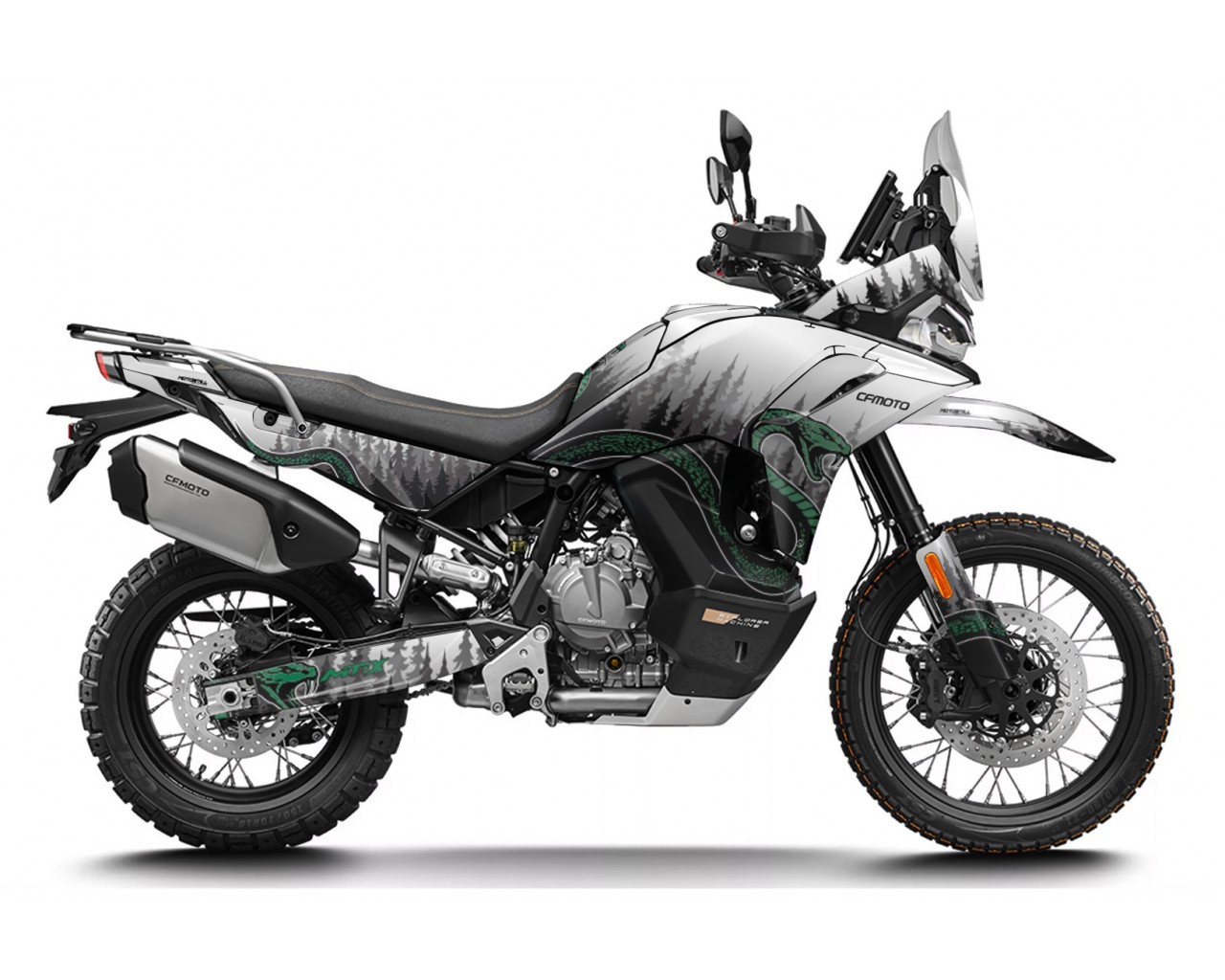 CF MOTO MT 800 X 2025 GRAPHIC SET - DECAL KIT