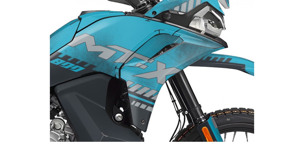 CF MOTO MT 800 X 2025 GRAPHIC SET - DECAL KIT