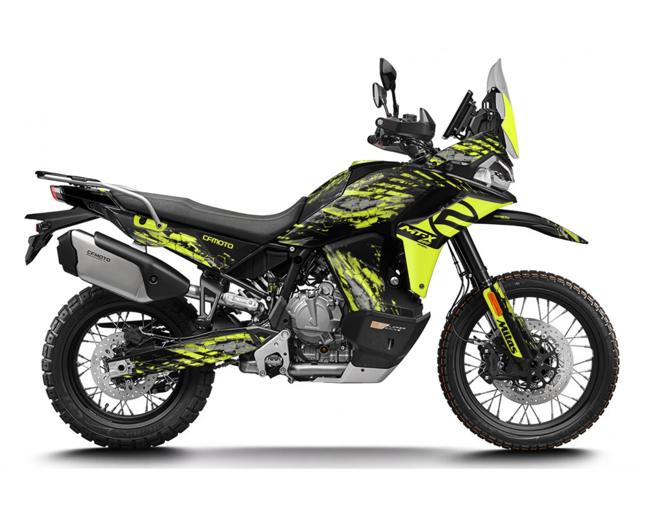 CF MOTO MT 800 X 2025 GRAPHIC SET - DECAL KIT