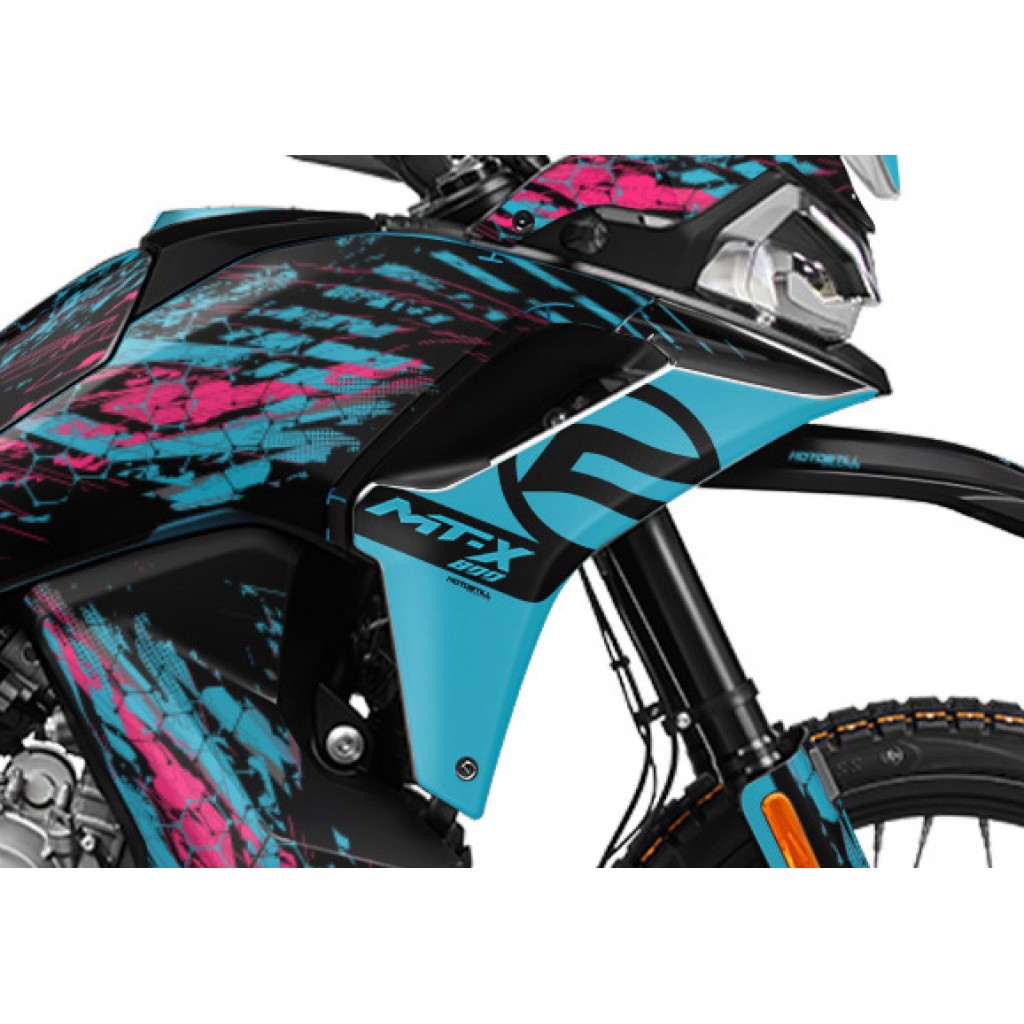 CF MOTO MT 800 X 2025 GRAPHIC SET - DECAL KIT