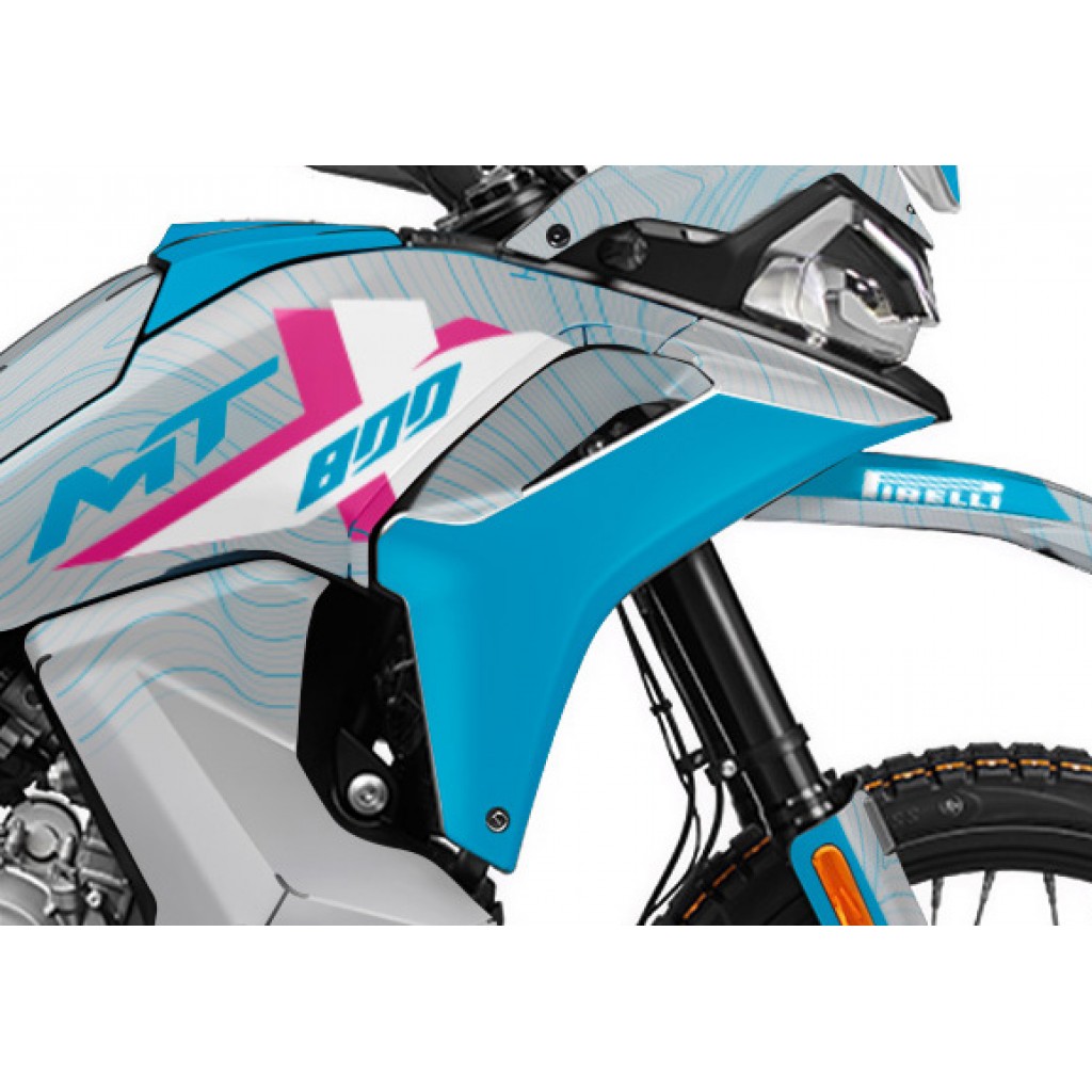 CF MOTO MT 800 X 2025 GRAPHIC SET - DECAL KIT