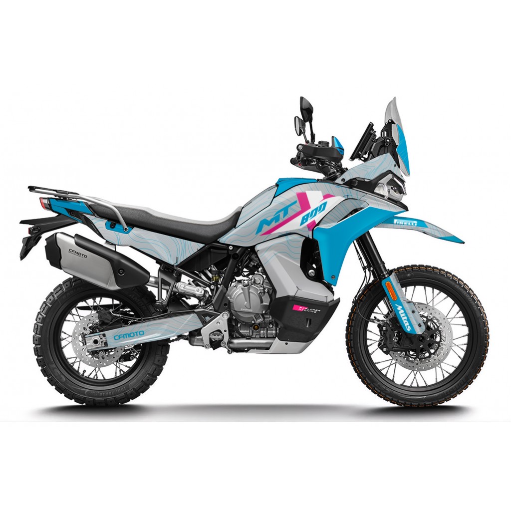 CF MOTO MT 800 X 2025 GRAPHIC SET - DECAL KIT