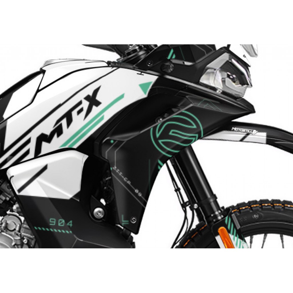 CF MOTO MT 800 X 2025 GRAPHIC SET - DECAL KIT