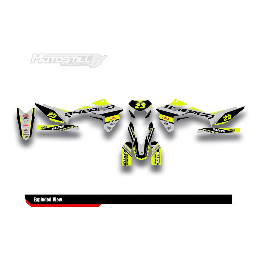 SHERCO SEF - SE 2014 - 2025 GRAPHIC STICKER KIT