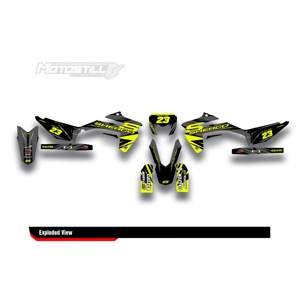 SHERCO SEF - SE 2014 - 2025 GRAPHIC STICKER KIT