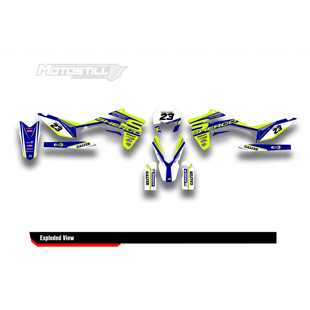 SHERCO SEF - SE 2014 - 2025 GRAPHIC STICKER KIT