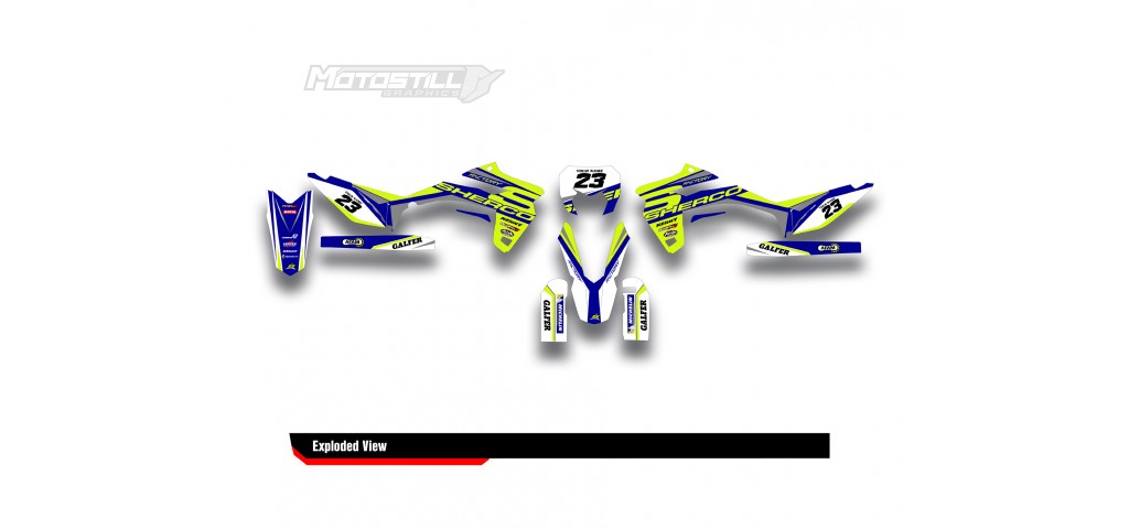 SHERCO SEF - SE 2014 - 2025 GRAPHIC STICKER KIT