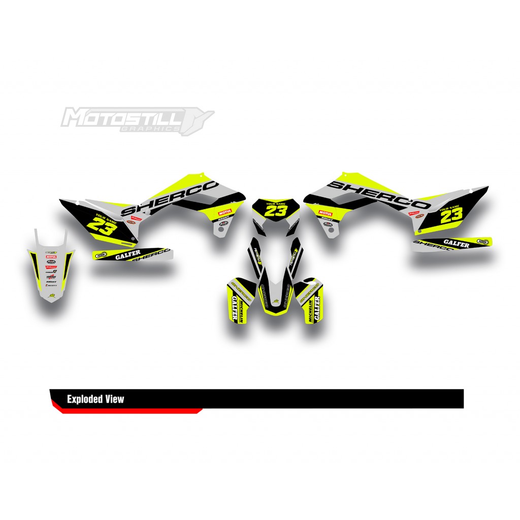 SHERCO SEF - SE 2014 - 2025 GRAPHIC STICKER KIT