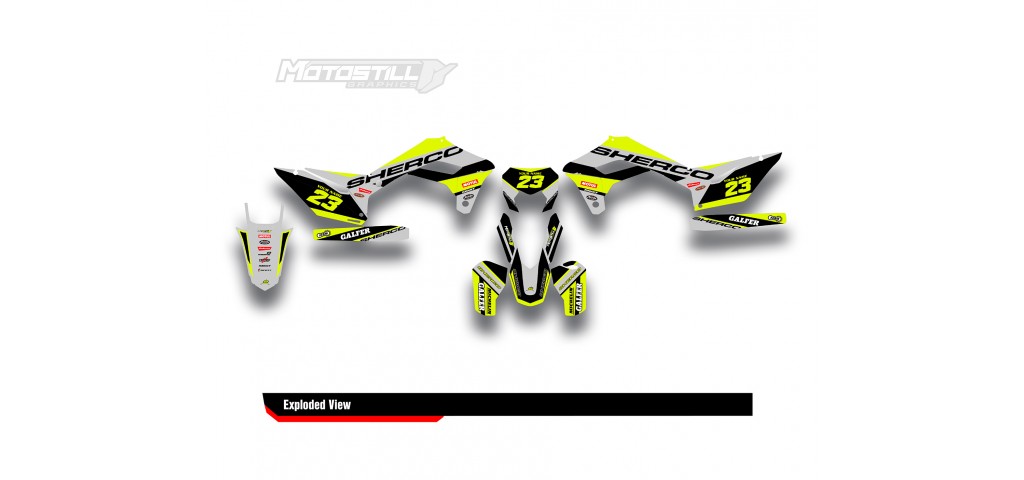 SHERCO SEF - SE 2014 - 2025 GRAPHIC STICKER KIT