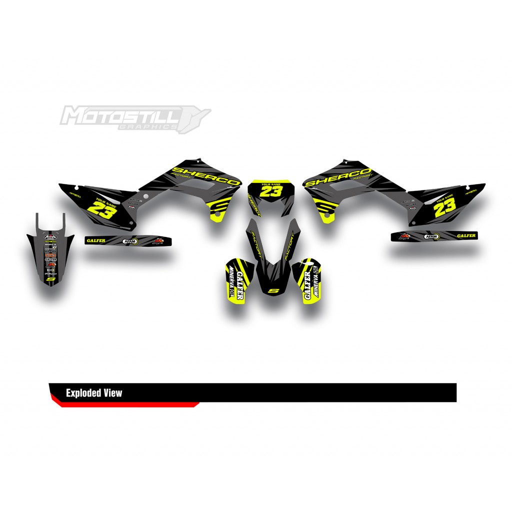 SHERCO SEF - SE 2014 - 2025 GRAPHIC STICKER KIT