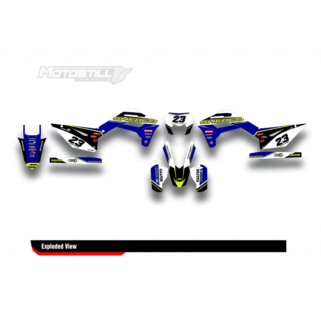 SHERCO SEF - SE 2014 - 2025 GRAPHIC STICKER KIT