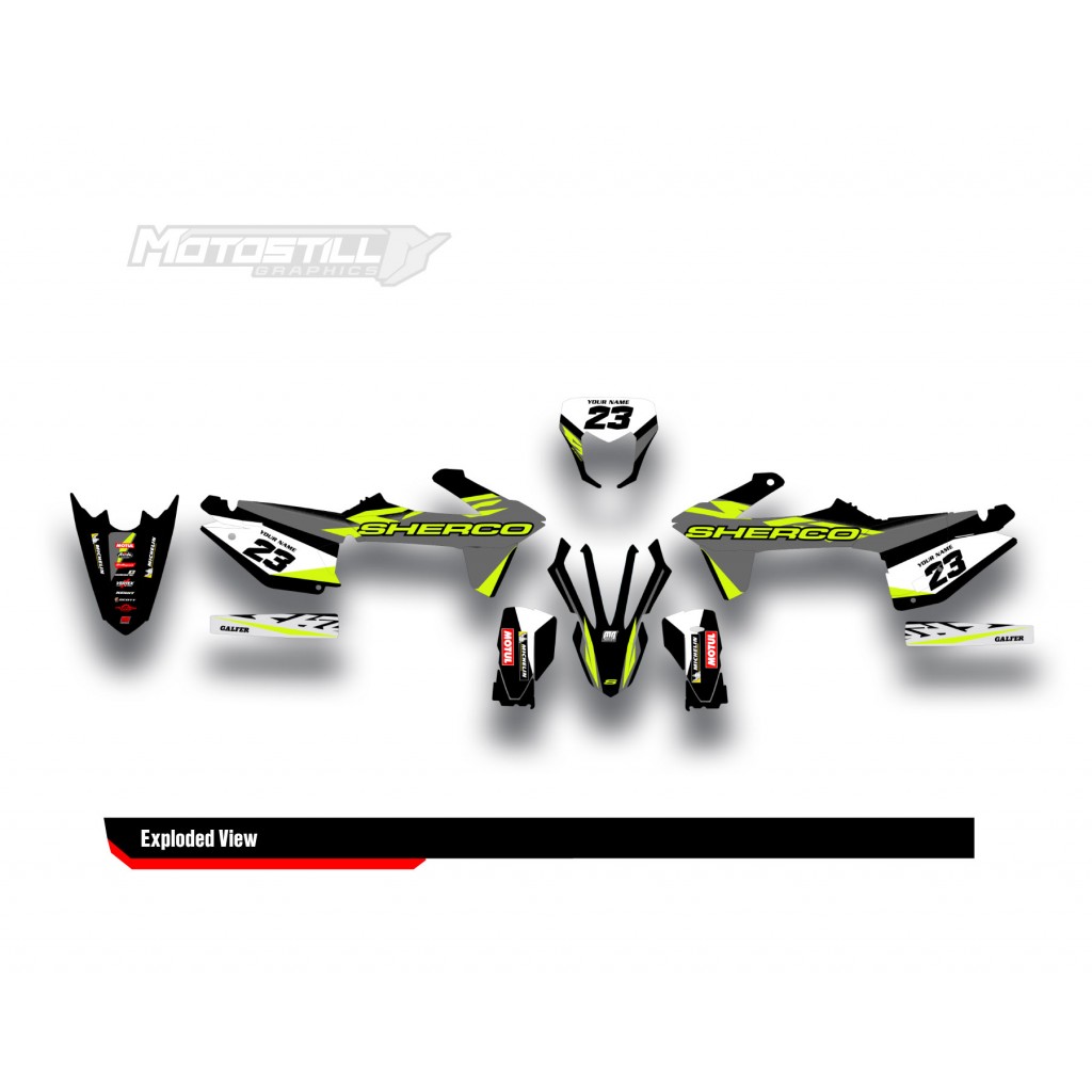 SHERCO SEF - SE 2014 - 2025 GRAPHIC SET - DECAL KIT
