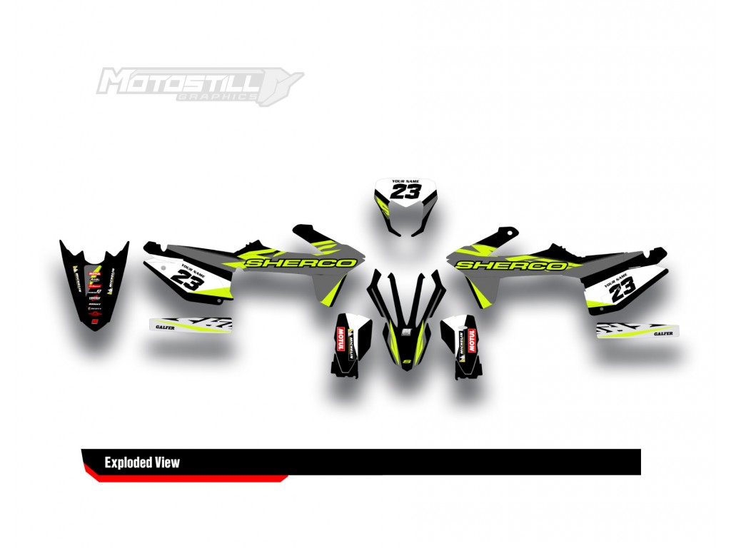 SHERCO SEF - SE 2014 - 2025 GRAPHIC SET - DECAL KIT