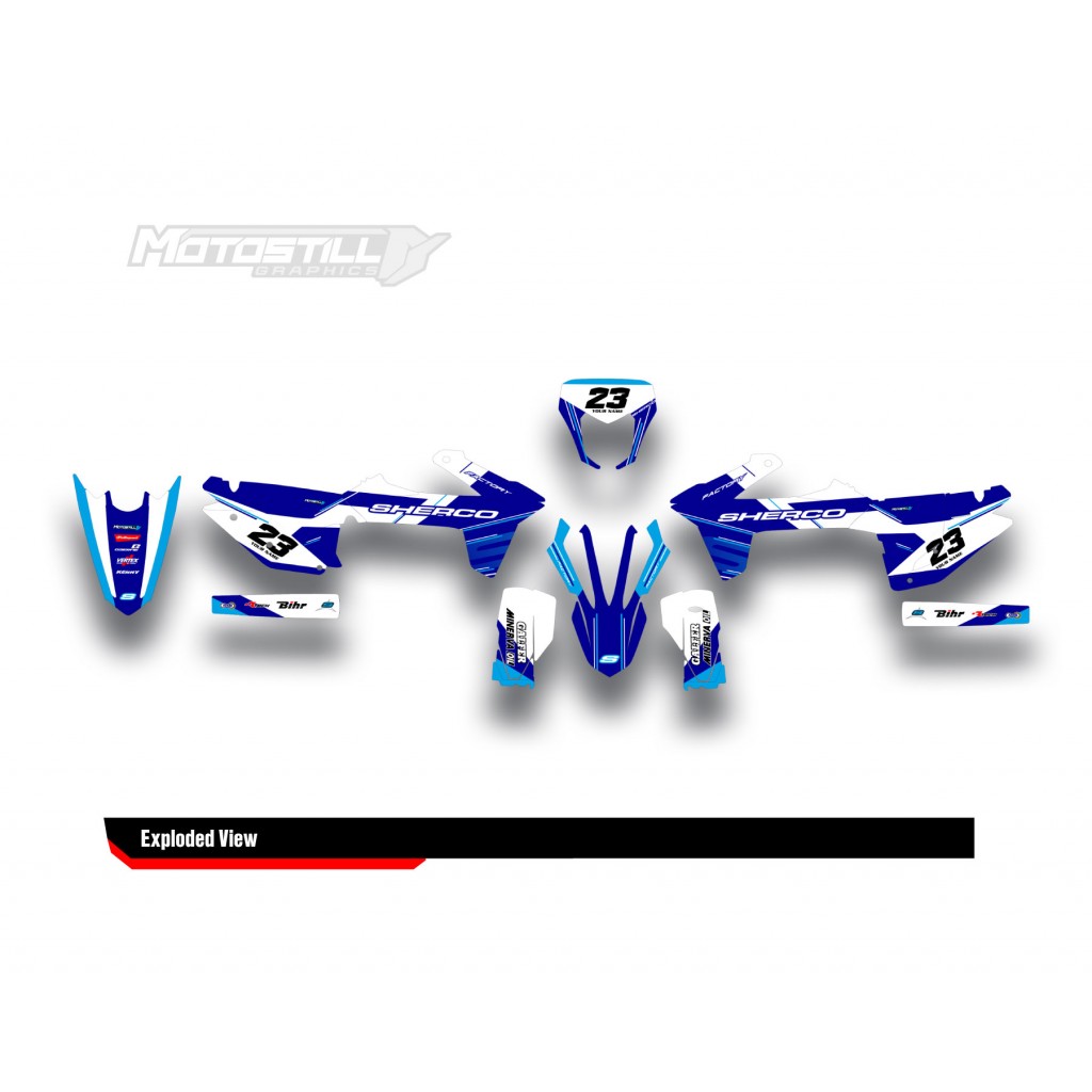SHERCO SEF - SE 2014 - 2025 GRAPHIC SET - DECAL KIT