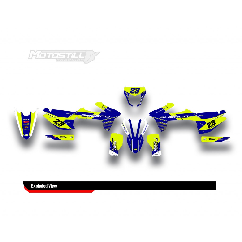 SHERCO SEF - SE 2014 - 2025 GRAPHIC SET - DECAL KIT