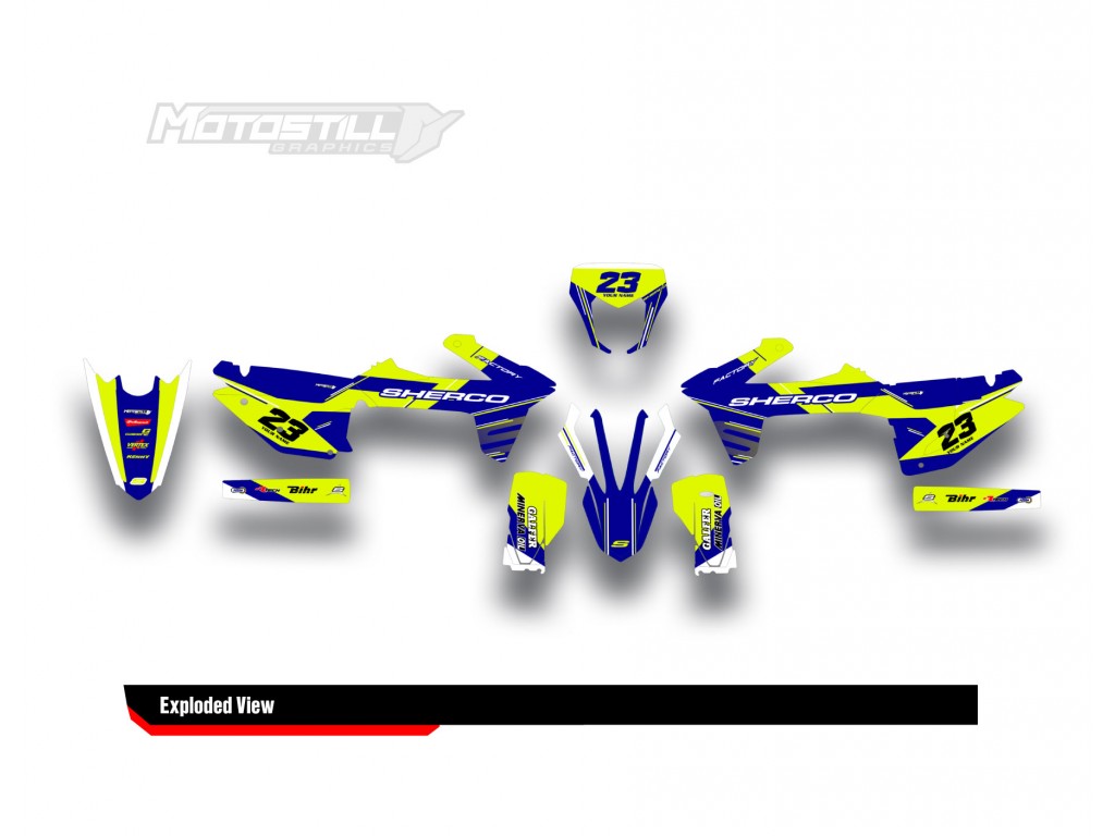 SHERCO SEF - SE 2014 - 2025 GRAPHIC SET - DECAL KIT