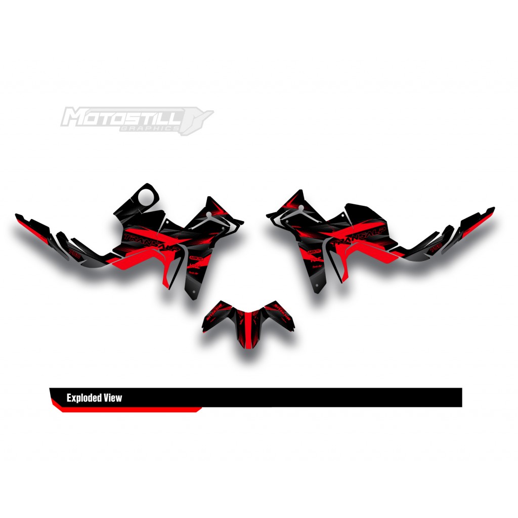HONDA XL 750 TRANSALP 2023 - 2024 GRAPHIC SET - DECAL KIT