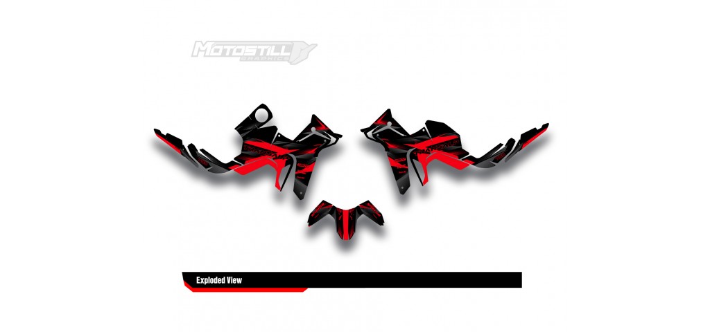 HONDA XL 750 TRANSALP 2023 - 2024 GRAPHIC SET - DECAL KIT