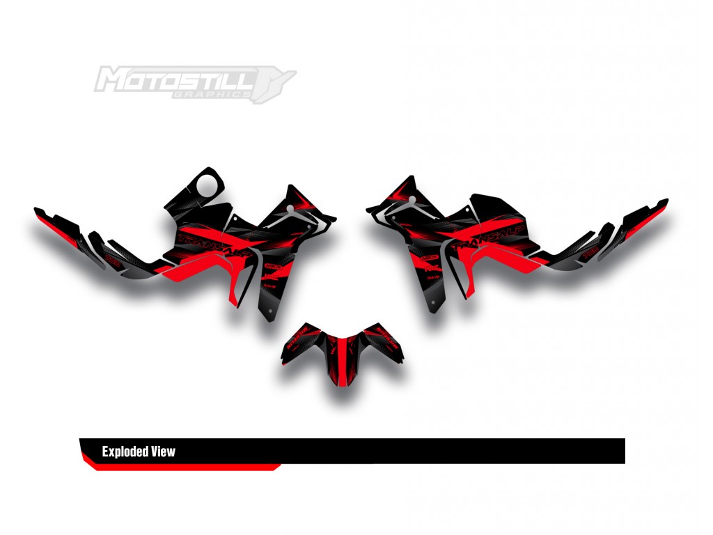 HONDA TRANSALP 750 / 2023 - 2024 GRAPHIC STICKER SET DECAL KIT