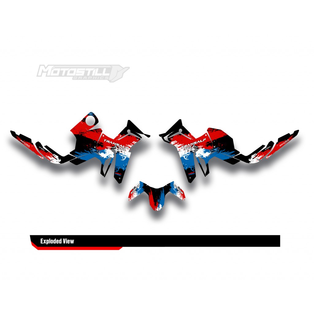 HONDA XL 750 TRANSALP 2023 - 2024 GRAPHIC SET - DECAL KIT