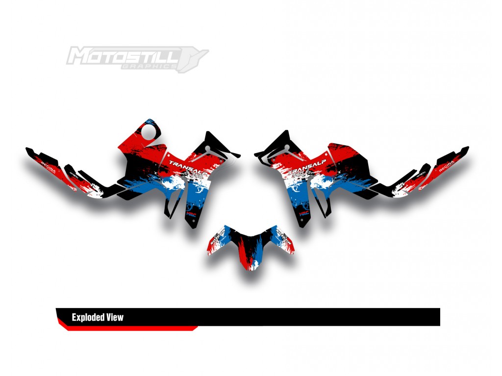 HONDA TRANSALP 750 / 2023 - 2024 GRAPHIC STICKER SET DECAL KIT