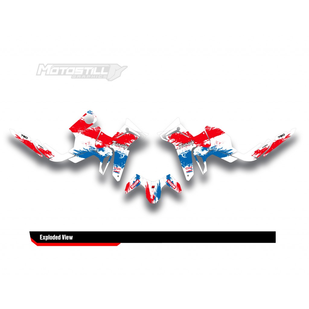 HONDA XL 750 TRANSALP 2023 - 2024 GRAPHIC SET - DECAL KIT