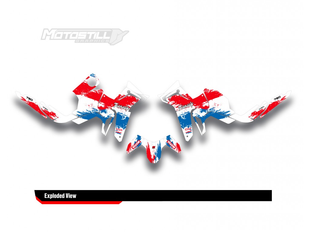 HONDA TRANSALP 750 / 2023 - 2024 GRAPHIC STICKER SET DECAL KIT