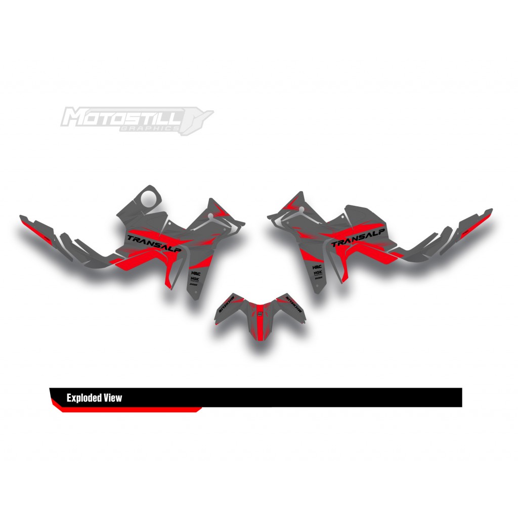 HONDA XL 750 TRANSALP 2023 - 2024 GRAPHIC SET - DECAL KIT
