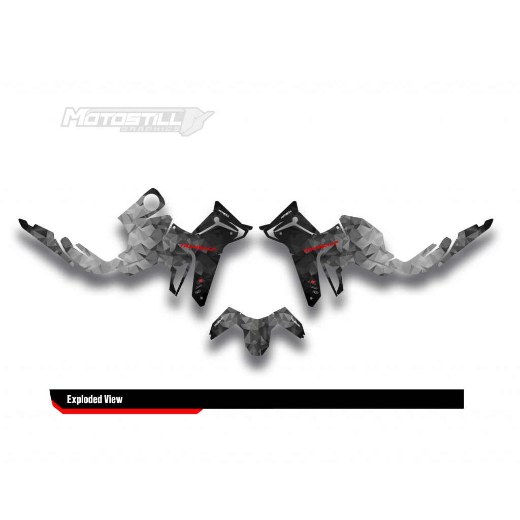 HONDA XL 750 TRANSALP 2023 - 2024 GRAPHIC SET - DECAL KIT