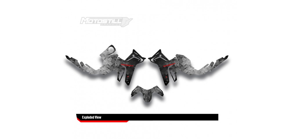 HONDA XL 750 TRANSALP 2023 - 2024 GRAPHIC SET - DECAL KIT