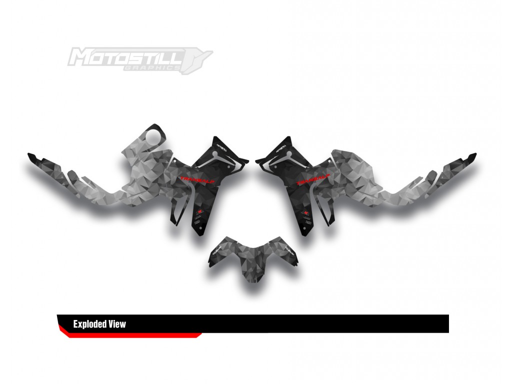 HONDA TRANSALP 750 / 2023 - 2024 GRAPHIC STICKER SET DECAL KIT